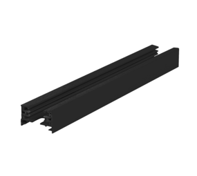 LCB LED-Beleuchtung Innovatives Design, hochwertige Technik & schnelle Lieferung! 1-Phasen-Stromschienensystem Aufputz | 1 Meter - Schwarz - inkl. Einspeisung und Endstück - 230V-Anschluss