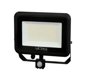 LED line LED-Außenleuchte - Schwarz - Floodlight Strahler IP65 -   100W 10.000Lm - 4000K  840 Kaltweiß  | Bewegungsmelder - 3 Jahr Garantie - Ersetzt 250W LED line LED-Außenleuchte - Schwarz - Floodlight Strahler IP65 -   100W 10.000Lm - 4000K  840 Kaltweiß  | Bewegungsmelder - 3 Jahr Garantie - Ersetzt 250W
