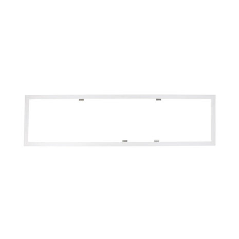 LCB LED-Beleuchtung Innovatives Design, hochwertige Technik & schnelle Lieferung! Unterputz Deckenrahmen 120x30cm - Weiß | Ideal für Side- und Backlit LED Panels in Gipsdecken