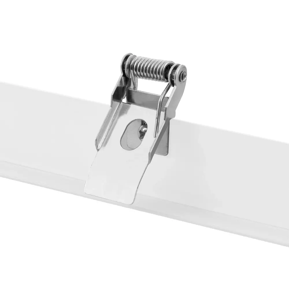 LCB LED-Beleuchtung Innovatives Design, hochwertige Technik & schnelle Lieferung! Unterputz Deckenrahmen 120x30cm - Weiß | Ideal für Side- und Backlit LED Panels in Gipsdecken