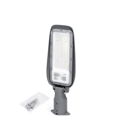 LEDIN Group SP. z.o.o. LED Straßenlaterne IP66 - 50W 5000 Lumen - 6500K Tageslichtweiß - 3 Jahre Garantie