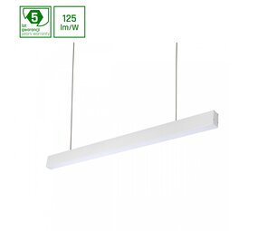 Spectrum LED Pendelleuchte 112CM - Allday Inspire Weiss - 35W  4375Lm - 4000K 940 Kaltweiss - 5 jahr Garantie Spectrum LED Pendelleuchte 112CM - Allday Inspire Weiss - 35W  4375Lm - 4000K 940 Kaltweiss - 5 jahr Garantie