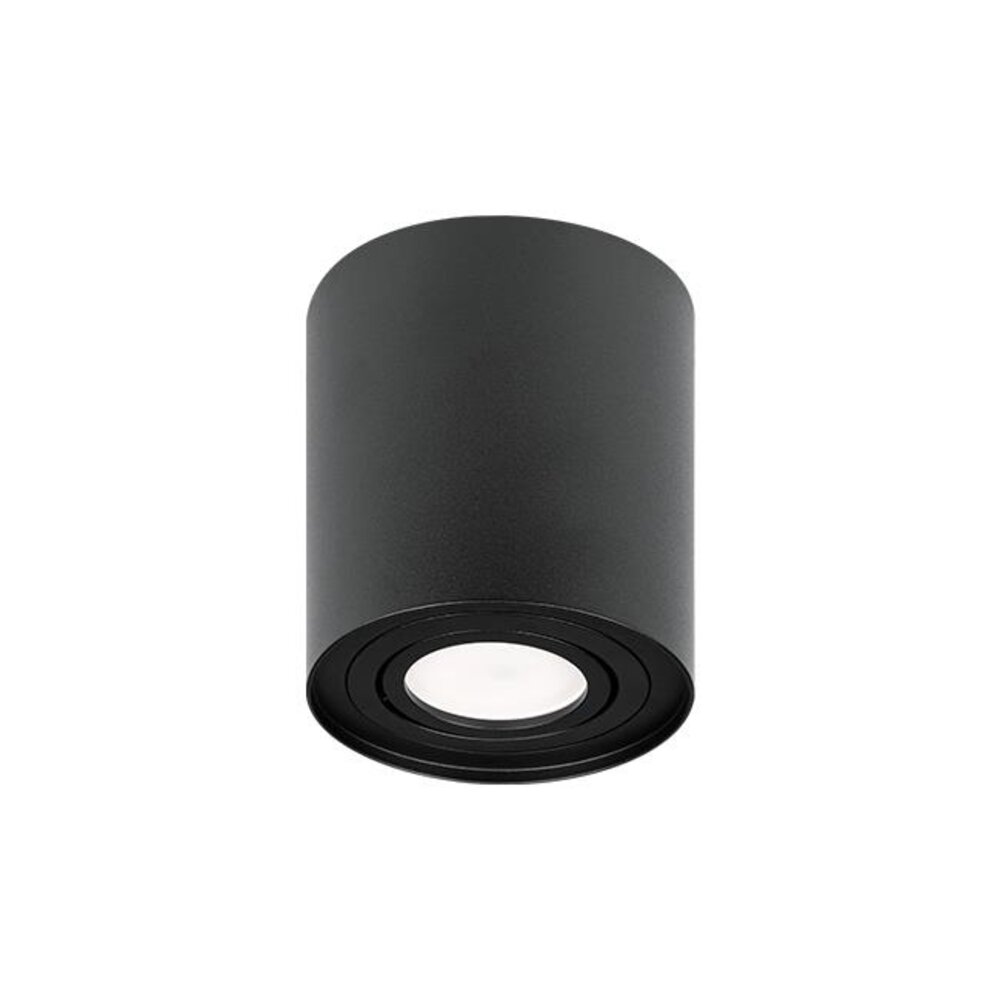 Led line: Erstklassiges Lichtdesign LED Deckenspot - Tube rund - Schwarz - mit GU10 Fassung - schwenkbar - exkl. LED Spot