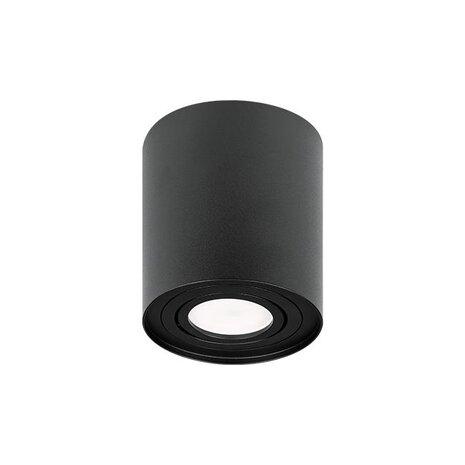Led line: Erstklassiges Lichtdesign LED Deckenspot - Tube rund - Schwarz - mit GU10 Fassung - schwenkbar - exkl. LED Spot