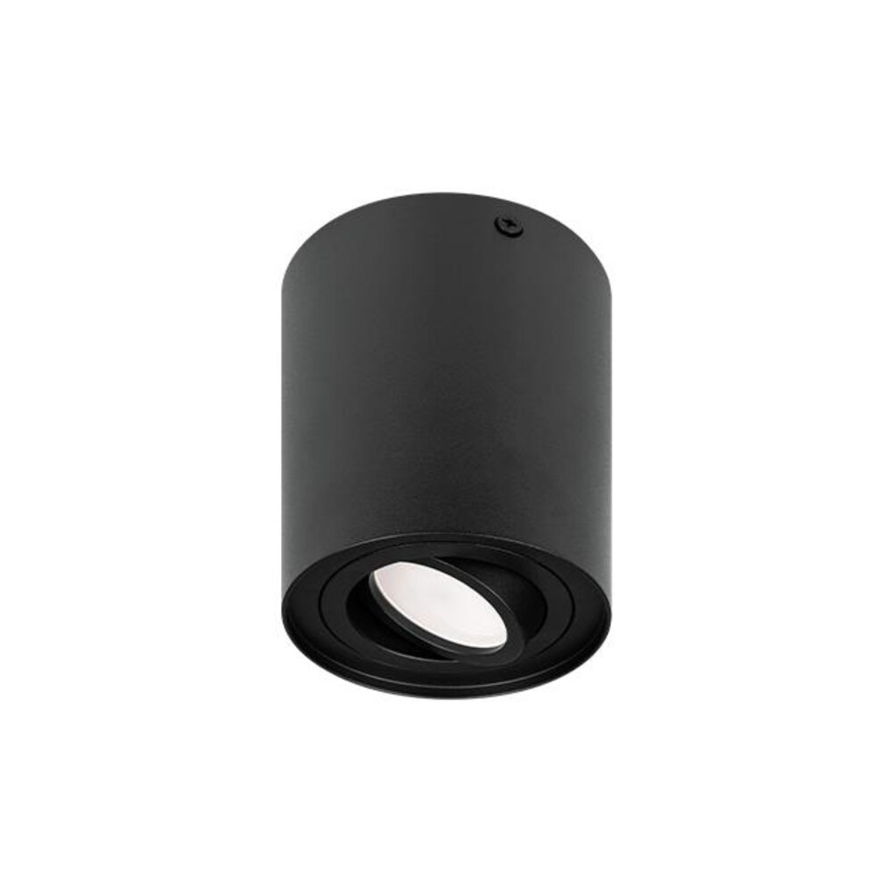 Led line: Erstklassiges Lichtdesign LED Deckenspot - Tube rund - Schwarz - mit GU10 Fassung - schwenkbar - exkl. LED Spot