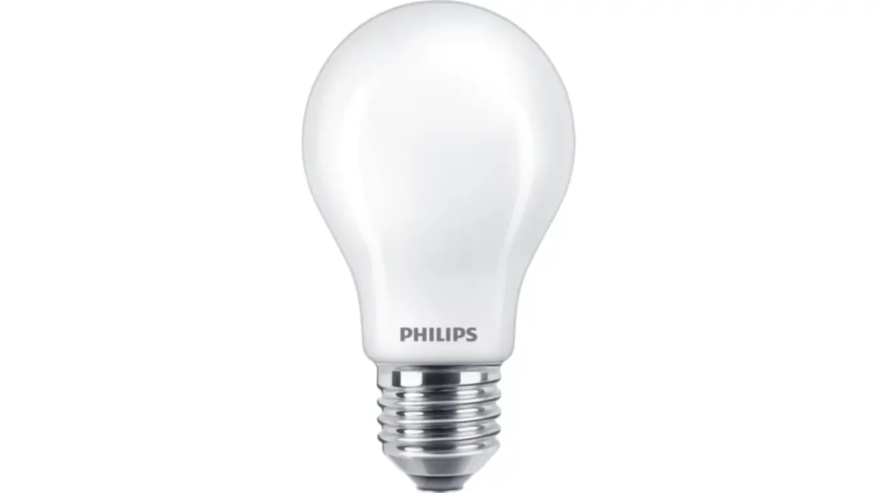 Philips | Offizieller Philips-Vertriebspartner Dimmbare LED Lampe - Milch Glas - A60 - E27 Fassung -7.2W 1055Lm - DTW 922-927 Dim To Warm | CRI 95 Beste Farbwiedergabe - Dimtone Dimmbar - Ersetzt 75W