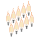 LCB LED-Beleuchtung Innovatives Design, hochwertige Technik & schnelle Lieferung! 10xE14 LED Lampe - C37 - 4W entspricht 50W -1800K extra Warmweiß - dimmbar