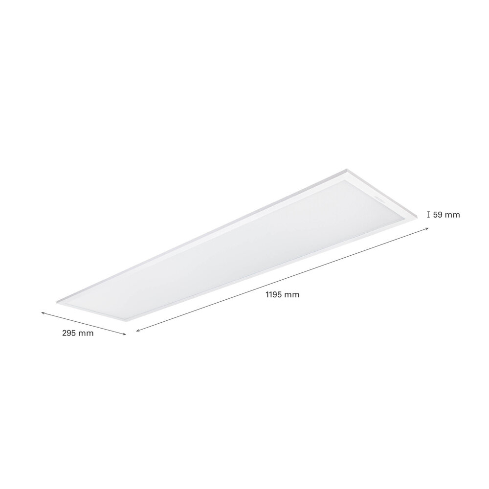 MAZDA Leuchten – Qualität, Design und Energieeffizienz LED Panel 120x30cm - Backlit Plus  G2 RC009B 34S OC - 28W 3400Lm - 4000K 840 Neutralweiß |  UGR19 Prisma - 2 Jahr Garantie