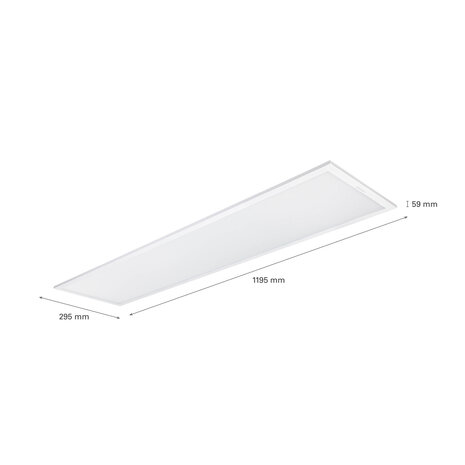 MAZDA Leuchten – Qualität, Design und Energieeffizienz LED Panel 120x30cm - Backlit Plus  G2 RC009B 34S OC - 28W 3400Lm - 4000K 840 Neutralweiß |  UGR19 Prisma - 2 Jahr Garantie