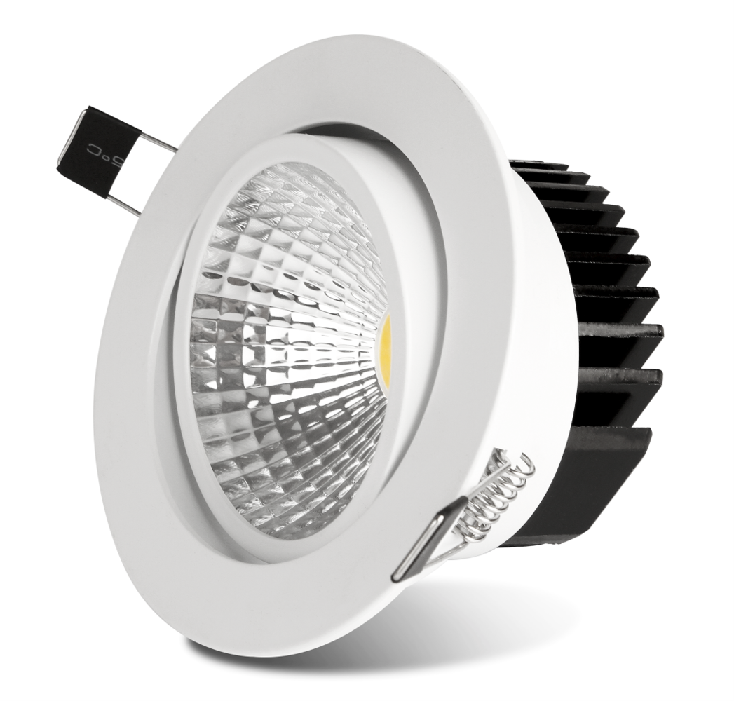 LCB LED-Beleuchtung Innovatives Design, hochwertige Technik & schnelle Lieferung! LED Einbauspot dimmbar - 3W entspricht 25W - 2700K Warmweiß - schwenkbar