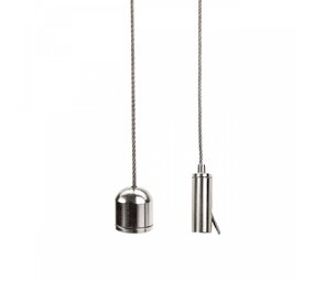 Spectrum Allday Pendelleuchte Zubehör | 1 Meter - Aufhängeset Pendel - Stahlseil Spectrum Allday Pendelleuchte Zubehör | 1 Meter - Aufhängeset Pendel - Stahlseil