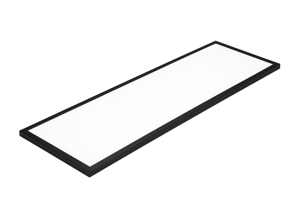 LCB LED-Beleuchtung Innovatives Design, hochwertige Technik & schnelle Lieferung! LED-Panel Backlit – Premium Schwarz – 36W 3960Lm – CCT 830-840-860 Multi-Color-Switch | 120x30cm – UGR19 Prisma