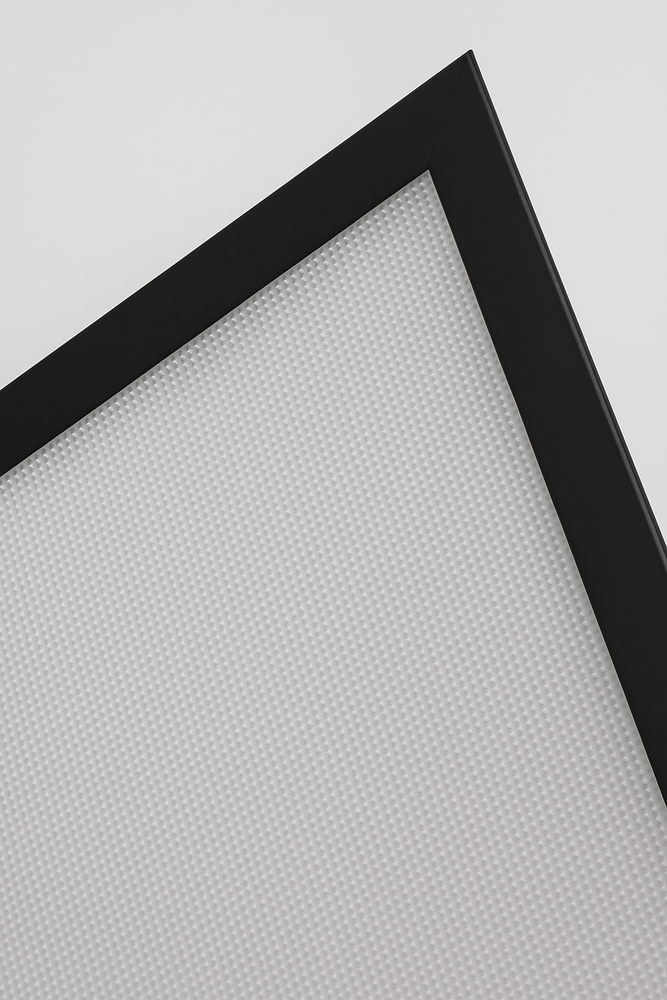 LCB LED-Beleuchtung Innovatives Design, hochwertige Technik & schnelle Lieferung! LED-Panel Backlit – Premium Schwarz – 36W 3960Lm – CCT 830-840-860 Multi-Color-Switch | 120x30cm – UGR19 Prisma