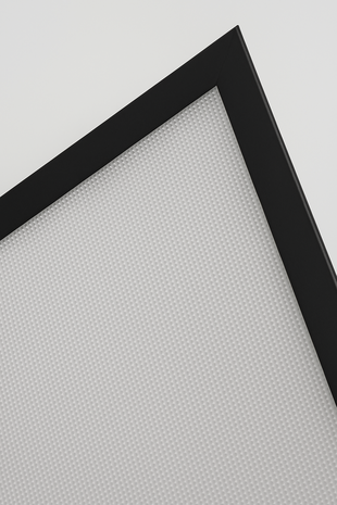 LCB LED-Beleuchtung Innovatives Design, hochwertige Technik & schnelle Lieferung! LED-Panel Backlit – Premium Schwarz – 36W 3960Lm – CCT 830-840-860 Multi-Color-Switch | 120x30cm – UGR19 Prisma