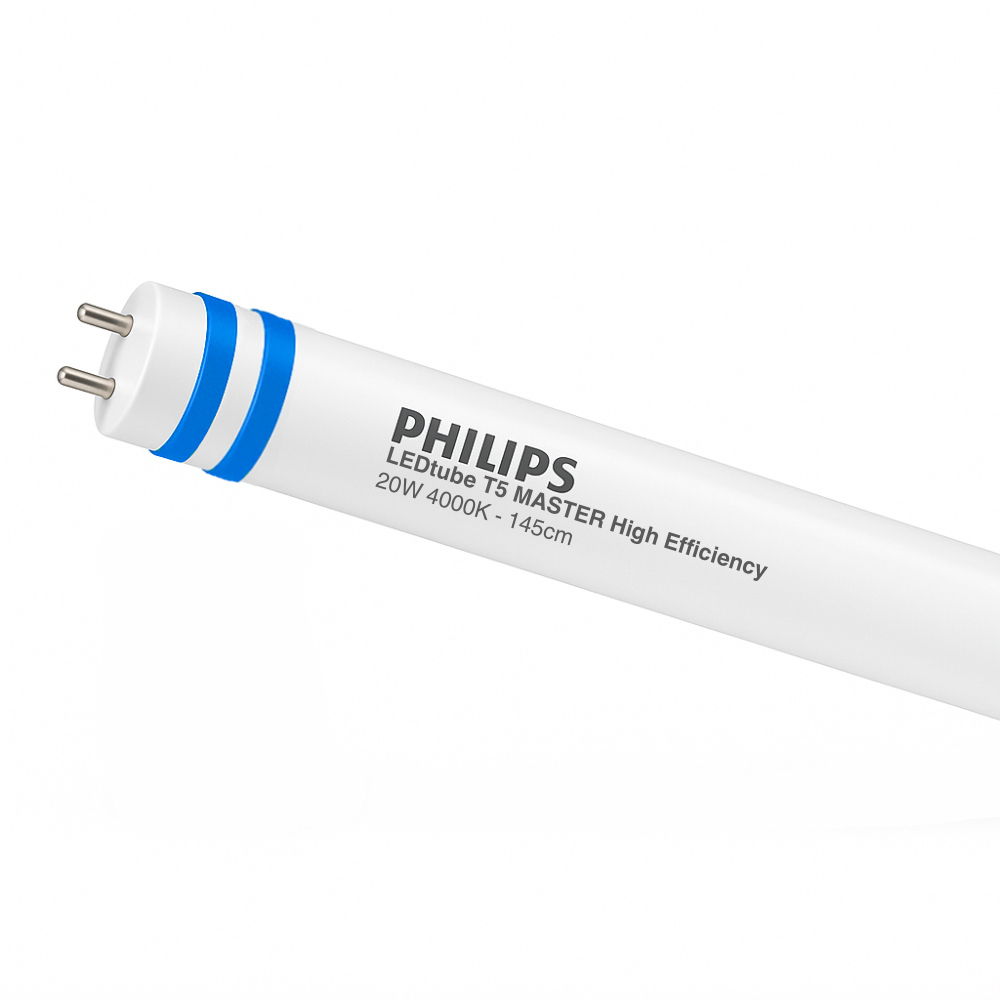 Philips | Offizieller Philips-Vertriebspartner Philips LED Leuchtstoffröhre T5   Hohe Leuchtkraft 20W 3000 Lm - 840 Tageslichtweiß | 145cm - entspricht 35W