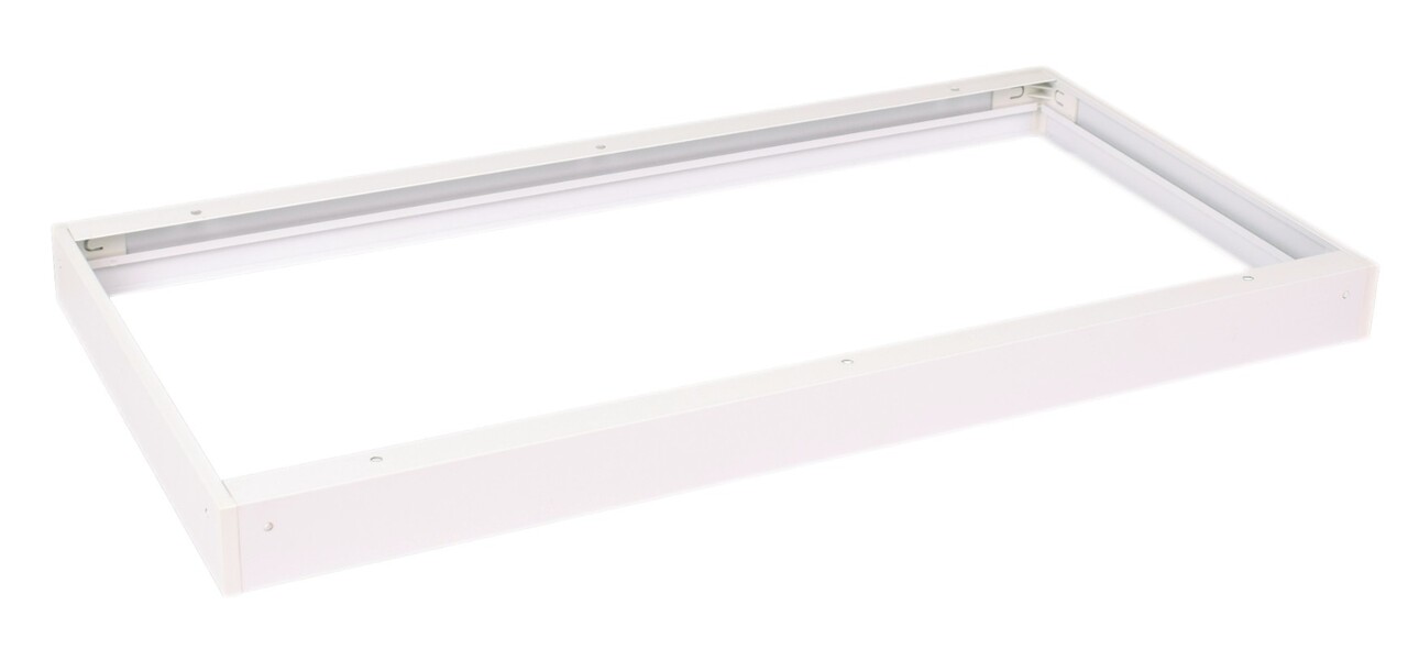 LCB LED-Beleuchtung Innovatives Design, hochwertige Technik & schnelle Lieferung! Aufputz-Klickrahmen Weiß - 120x60 cm | 42MM Schraublose Befestigung Decken montage - Geeignet für LED panelen LCB LED-Beleuchtung Innovatives Design, hochwertige Technik & schnelle Lieferung! Aufputz-Klickrahmen Weiß - 120x60 cm | 42MM Schraublose Befestigung Decken montage - Geeignet für LED panelen