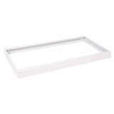 LCB LED-Beleuchtung Innovatives Design, hochwertige Technik & schnelle Lieferung! Aufputz-Klickrahmen Weiß - 120x60 cm | 42MM Schraublose Befestigung Decken montage - Geeignet für LED panelen