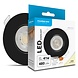 Modee Lighting LED inbouwspot Zwart- 4,9W vervangt 41W - 480lm - 4000K - Kantelbaar - Niet Dimbaar - D90xH22mm