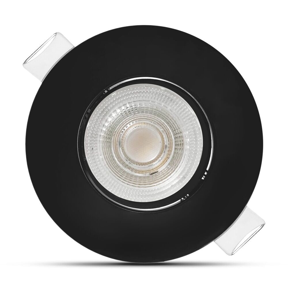 Modee Lighting LED inbouwspot Zwart- 4,9W vervangt 41W - 480lm - 4000K - Kantelbaar - Niet Dimbaar - D90xH22mm