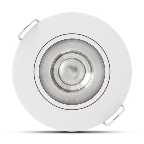 LED Einbaustrahler Rund 4,8W - 420Lm 4000K Neutralweiß Ø80mm Weiß IP20 LED Einbaustrahler Rund 4,8W - 420Lm 4000K Neutralweiß Ø80mm Weiß IP20