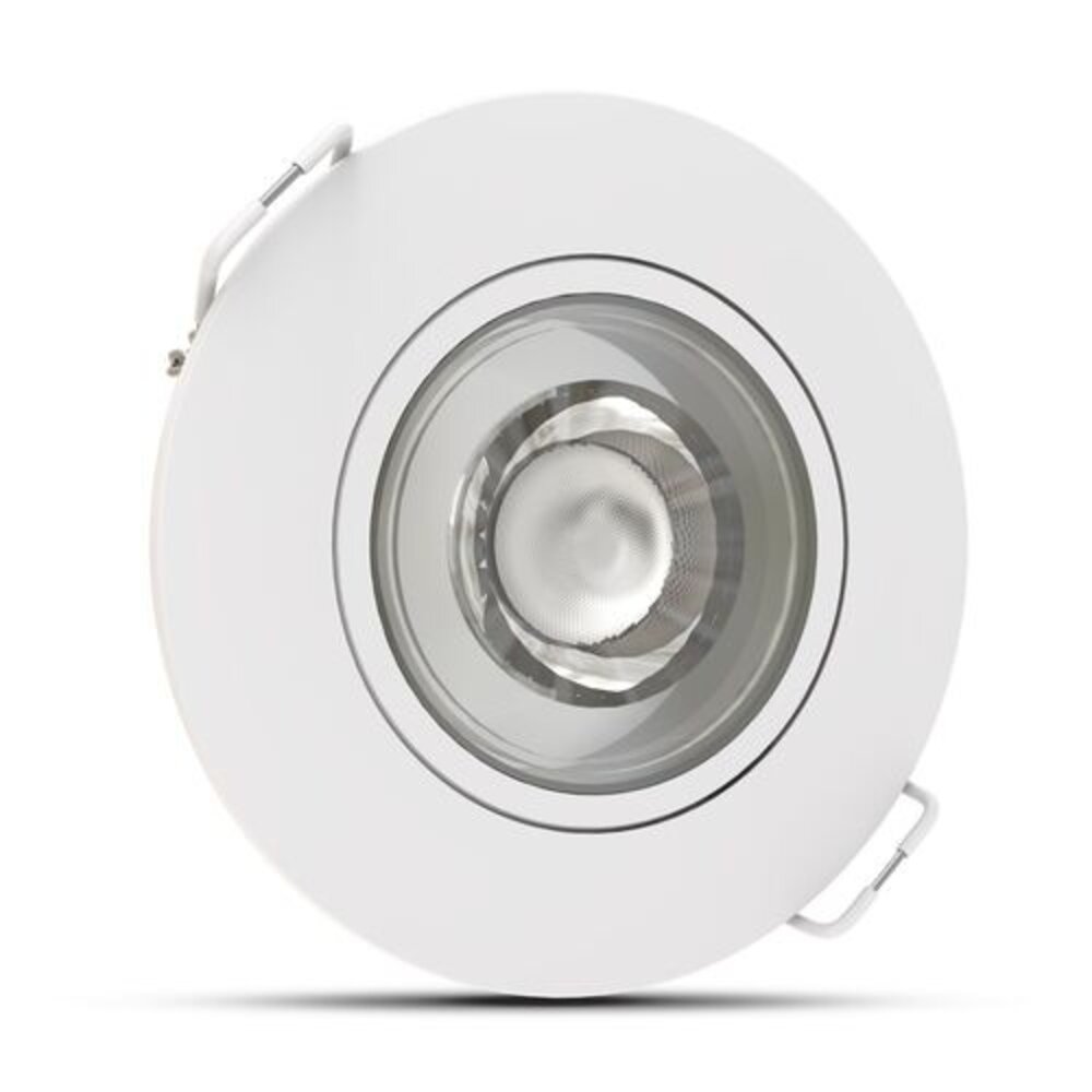 Modee Lighting LED inbouwspot Wit- 4,8W - 420lm - 4000K - Kantelbaar - Niet Dimbaar - D80xH32mm