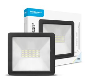 Modee Lighting LED-Scheinwerfer 50W - 6000K Tageslichtweiß - wasserdicht IP65 - entspricht 450W - 3 Jahre Garantie