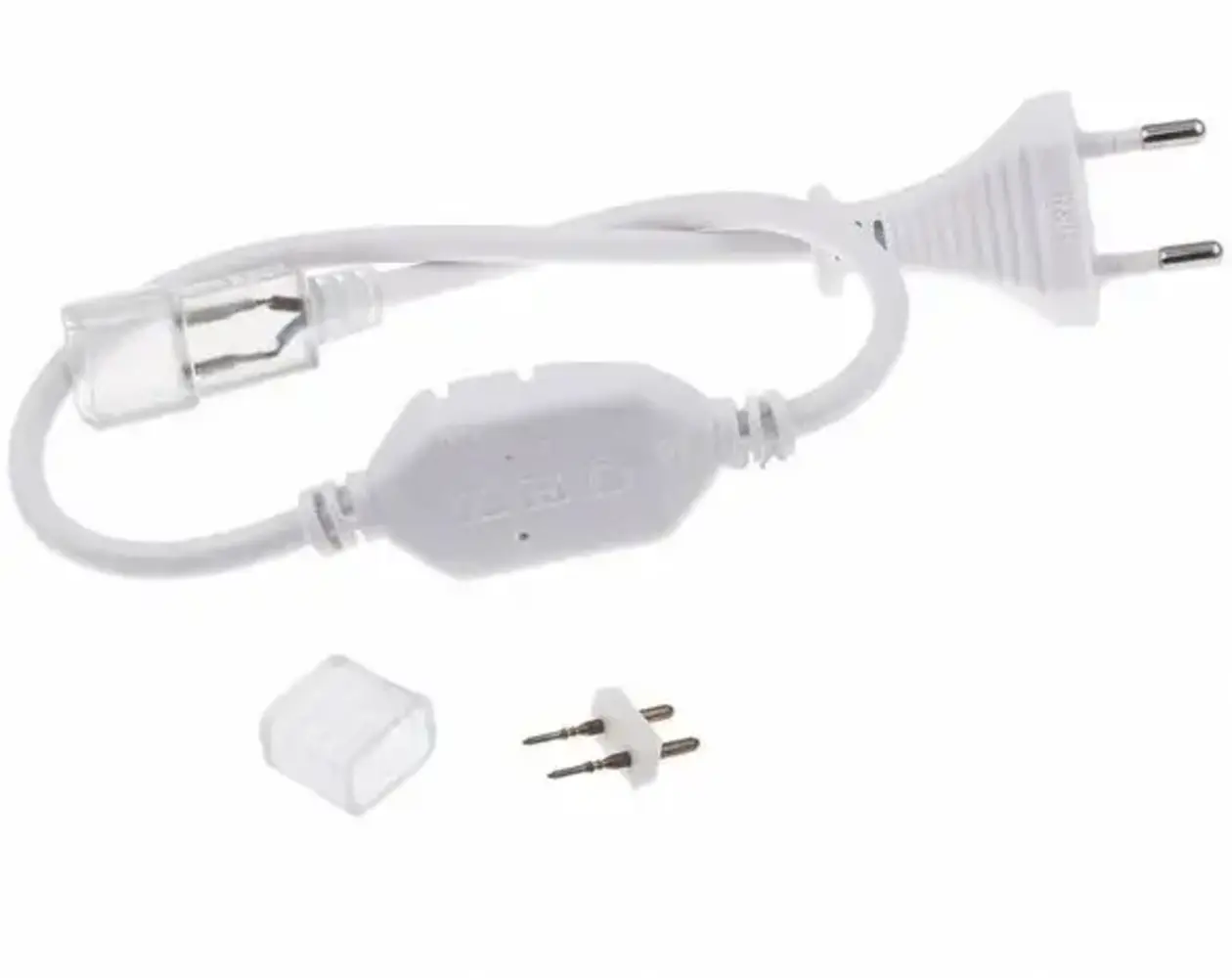 LCB LED-Beleuchtung Innovatives Design, hochwertige Technik & schnelle Lieferung! Netzanschluss 230V für LED Lichtschlauch 7MM Pro V3 | Zubehör – Typ V3 60 LEDs/m – EU-Stecker