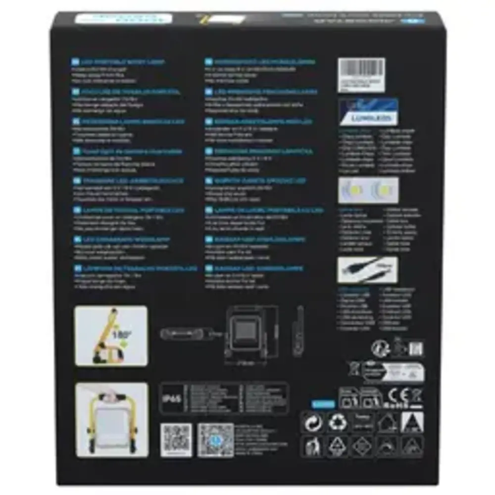 Aigostar LED-Leuchten Wiederaufladbare LED-Arbeitsleuchte IP65 – 30 W, 1000 Lumen – 6500 K Tageslichtweiß – Bis zu 12 Stunden Betriebszeit