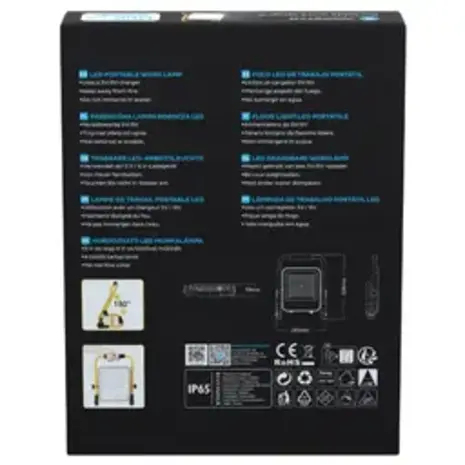 Aigostar LED-Leuchten Wiederaufladbare LED-Arbeitsleuchte IP65 – 50 W, 1400 Lumen – 6500 K Tageslichtweiß – Bis zu 12 Stunden Betriebszeit