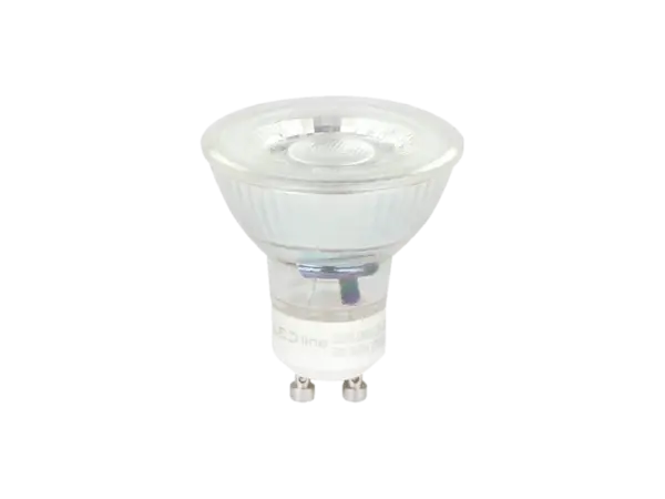 Led line: Erstklassiges Lichtdesign LED Spot GU10 - 5W entspricht 50W - 2700K Warmweiß - Glasgehäuse