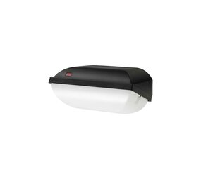 Philips | Offizieller Philips-Vertriebspartner LED Sicherheit Coreline BWC110 Schwarz 9W 900lm - 830 Warmweiß | 242x110mm - IP54 - Lichtsensor