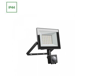 Spectrum LED-Scheinwerfer Schwarz 30W 2500lm 100D - 830 Warmweiß | IP44 - Bewegungs- und Lichtsensor - Symmetrisch Spectrum LED-Scheinwerfer Schwarz 30W 2500lm 100D - 830 Warmweiß | IP44 - Bewegungs- und Lichtsensor - Symmetrisch