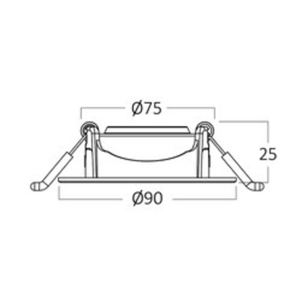 Brayton LED Einbaustrahler - 5W entspricht 35W - 4000K Neutralweiß - schwenkbar - 230V Brayton LED Einbaustrahler - 5W entspricht 35W - 4000K Neutralweiß - schwenkbar - 230V