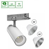Spectrum LED Schienenstrahler Spot Andromeda Weiß 27W-15W | 2024lm 36D - 940 Kaltweiß  | Höchste Farbwiedergabe Spectrum LED Schienenstrahler Spot Andromeda Weiß 27W-15W | 2024lm 36D - 940 Kaltweiß  | Höchste Farbwiedergabe