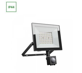 Spectrum Led-Scheinwerfer Aluminium Schwarz 50W 4300lm 100D - 840 Kaltweiß | IP44 - Bewegungs- Und Lichtsensor - Symmetrisch Spectrum Led-Scheinwerfer Aluminium Schwarz 50W 4300lm 100D - 840 Kaltweiß | IP44 - Bewegungs- Und Lichtsensor - Symmetrisch