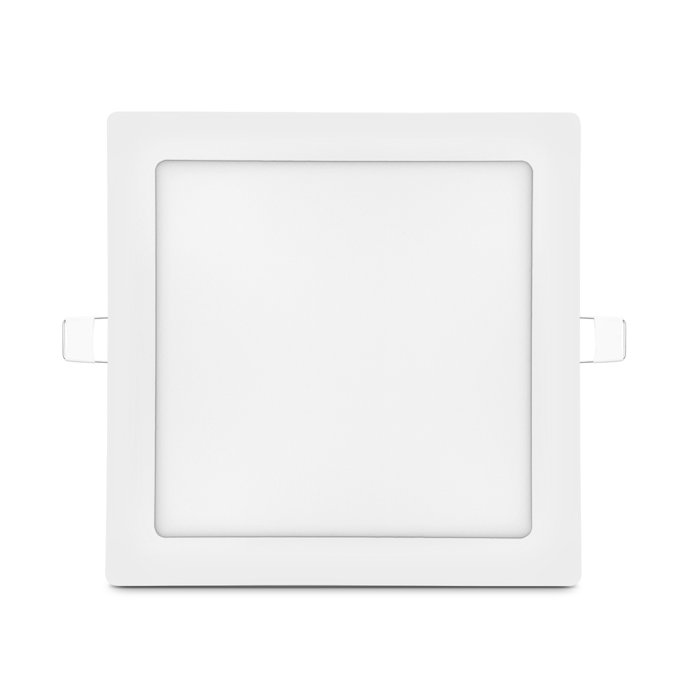 Aigostar LED-Leuchten LED Einbaustrahler flach Eckig 115MM - 6W - Downlight rechteckig - 230V - 100x100mm