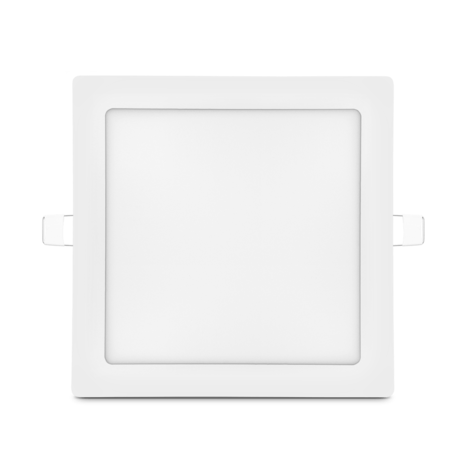LED Einbaustrahler flach Eckig 115MM - 6W - Downlight rechteckig - 230V - 100x100mm LED Einbaustrahler flach Eckig 115MM - 6W - Downlight rechteckig - 230V - 100x100mm