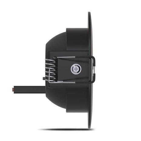 Modee Lighting LED-Einbaustrahler - Schwarz - 4W - 3CCT - 3000K/4000K/6500K - 480lm - IP44 - 80mm - Neigbar - Dimmbar | Ausschnittgröße 68mm