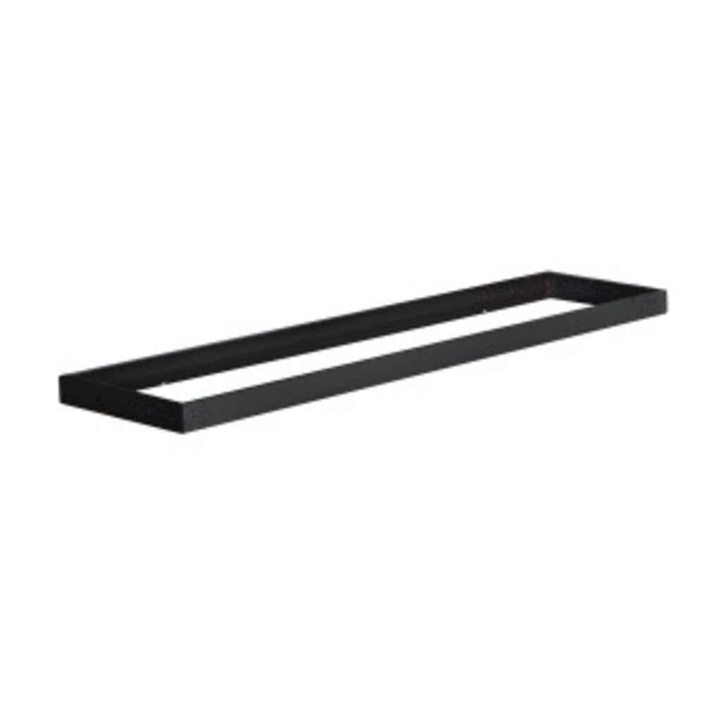 LCB LED-Beleuchtung Innovatives Design, hochwertige Technik & schnelle Lieferung! LED Panel Aufbau - 120x30cm Rahmensystem - Schwarzes Aluminium - 7cm hoch