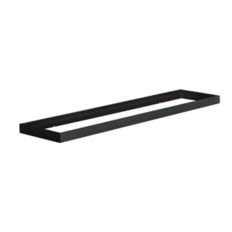 LCB LED-Beleuchtung Innovatives Design, hochwertige Technik & schnelle Lieferung! LED Panel Aufbau - 120x30cm Rahmensystem - Schwarzes Aluminium - 7cm hoch