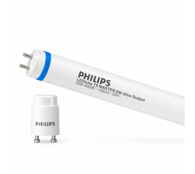 Philips | Offizieller Philips-Vertriebspartner LED Leuchtstoffröhre T8 MASTER (EM/Mains) Ultra Output 16W 2500lm - 840 Kaltweiß | 105cm - Dimmbar - Ersatz für 38W