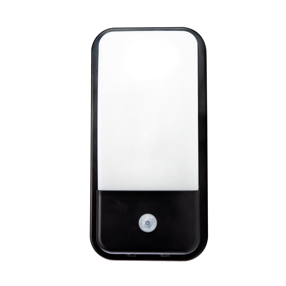 Spectrum LED-Wandleuchte Bulkhead - Schwarz - 300x150x86 mm - 4000K - 20W - 960l/m - IP54 - Bewegungssensor 10sec-3min Spectrum LED-Wandleuchte Bulkhead - Schwarz - 300x150x86 mm - 4000K - 20W - 960l/m - IP54 - Bewegungssensor 10sec-3min