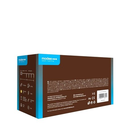 Modee Lighting Weihnachts-Eiszapfen-Lichterkette mit Batterie - 2,85 Meter - 20 LEDs - Warmweiß Modee Lighting Weihnachts-Eiszapfen-Lichterkette mit Batterie - 2,85 Meter - 20 LEDs - Warmweiß