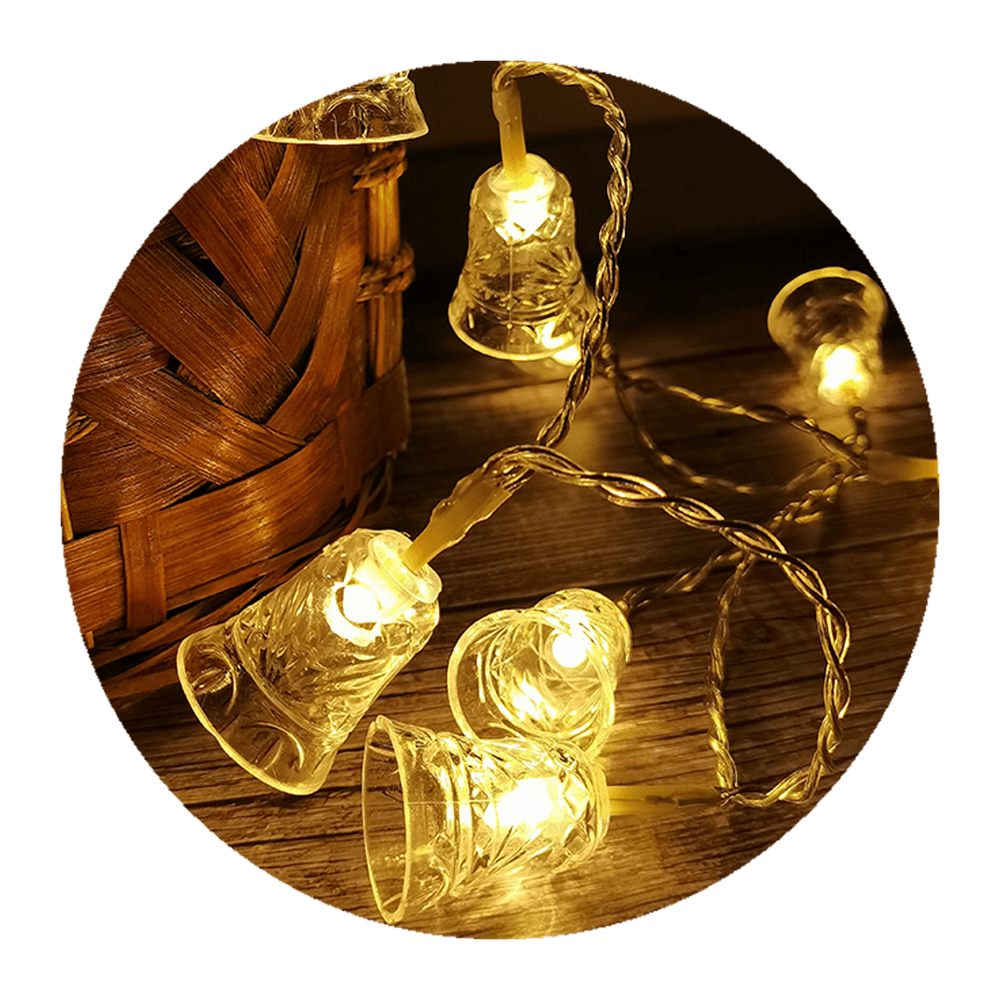 Modee Lighting Warmweiße Weihnachtsbeleuchtung - 5 Meter - 50 LEDs - IP44