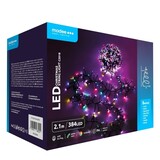 Modee Lighting Weihnachtsbeleuchtung Eiszapfen 2,1m Multicolor - 2,1 Meter - 384 LEDs - IP44