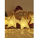 Modee Lighting Weihnachtslichterkette mit Sternen - 1,2 Meter - 10 LEDs - Batteriebetrieben