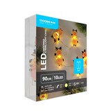Modee Weihnachtslichterkette mit Rentiermotiv – 1,2 Meter – 10 LEDs – batteriebetrieben