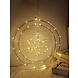 Modee LED Weihnachtskranz Schneeflocke - Ø50cm - 48 LEDs - Warmweiß - Batteriebetrieben Modee LED Weihnachtskranz Schneeflocke - Ø50cm - 48 LEDs - Warmweiß - Batteriebetrieben