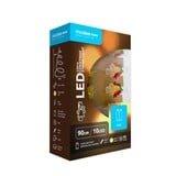 Modee Lighting Weihnachtsglöckchen-Lichterkette mit LED-Clips - 1,2 Meter - 10 LEDs - Warmweiß