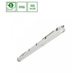 Spectrum LED Feuchtraumleuchte IP66 - 20-40W 3000-6200Lm - 4000K 840 Kaltweiß | 120cm - IK10 - Multi Lumen Einstelbar Spectrum LED Feuchtraumleuchte IP66 - 20-40W 3000-6200Lm - 4000K 840 Kaltweiß | 120cm - IK10 - Multi Lumen Einstelbar